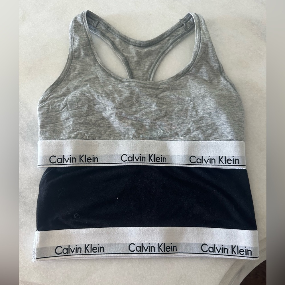 TWO Calvin Klein racerback bra